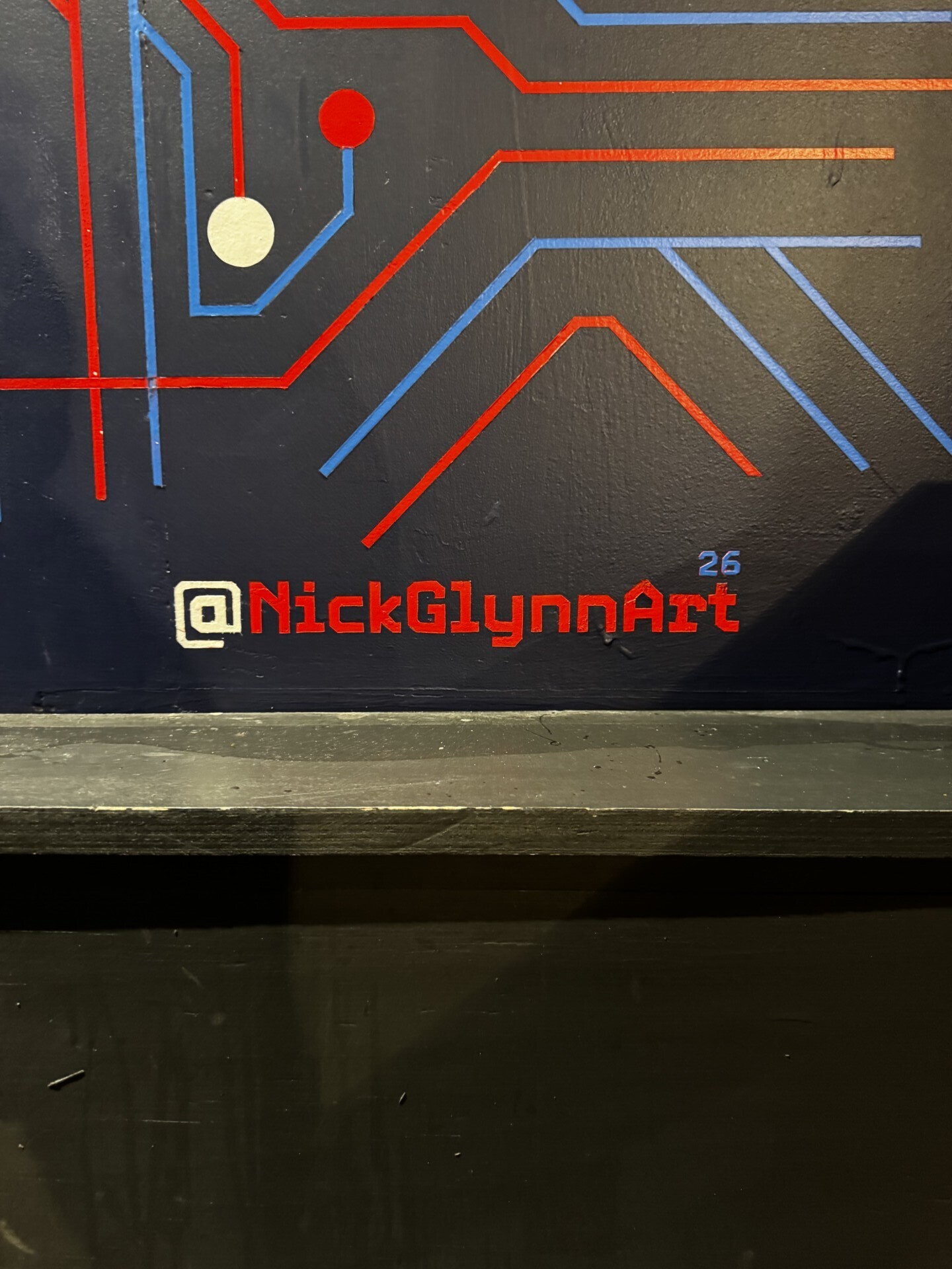 Nick's Instagram handle @NickGlynnArt