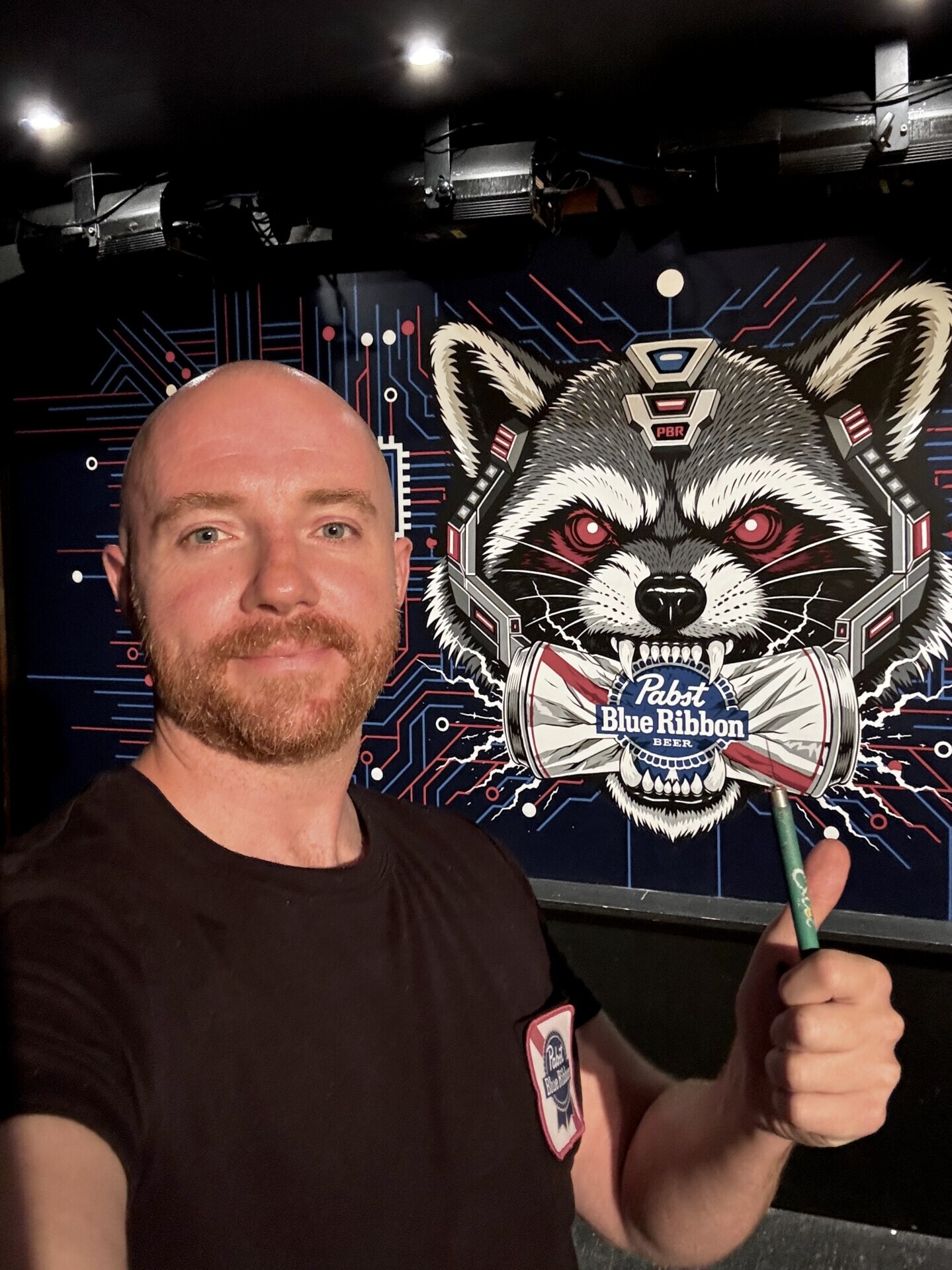 Nick and the finished mural